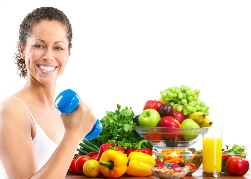 Combination of foods and exercise for weight loss
